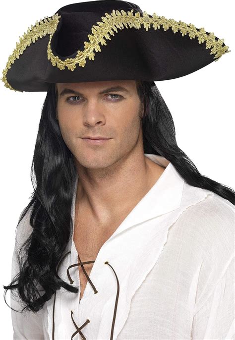 Smiffys 44666 Pirate Hat One Size Uk Toys And Games