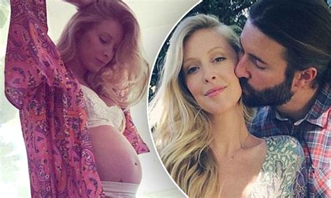 Brandon Jenner S Wife Leah Jokes About Her Baby Bump On Instagram