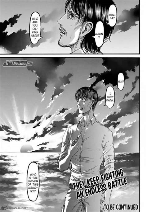 Based on how eren kruger mentioned mikasa and armin, it's obvious now that these were the memories of a future grisha who said the same thing after giving his titan along with the founding titan to eren. Eren Kruger is Future Eren Jaeger Theory | Anime Amino