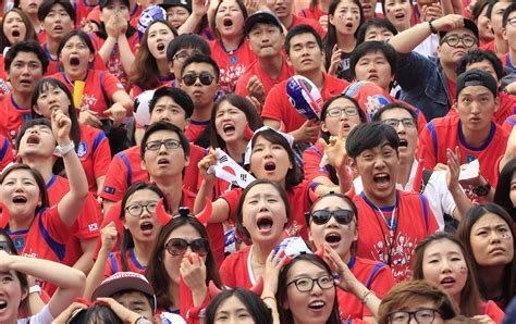 S. Korean fans hail better-than-expected result against Russia - The ...