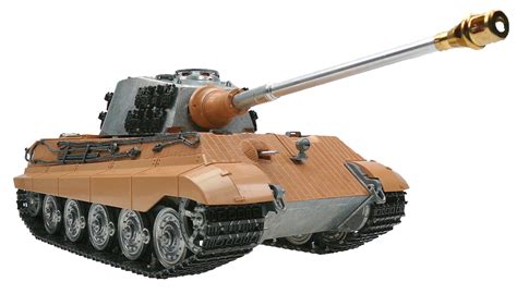 Rc Tank King Tiger 116 Metal Version Ir Combat System Gunrecoil Pro