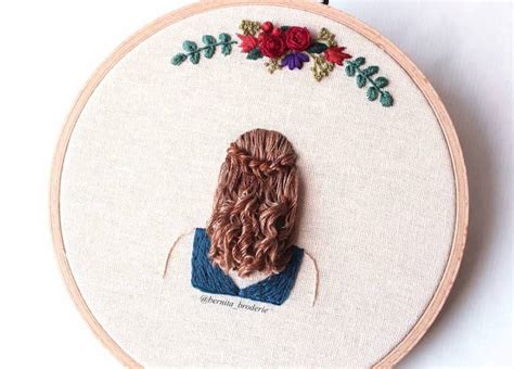 Youtube how to embroider hair. Clever 3D Embroidery Mimics All Sorts of Creative Hairstyles