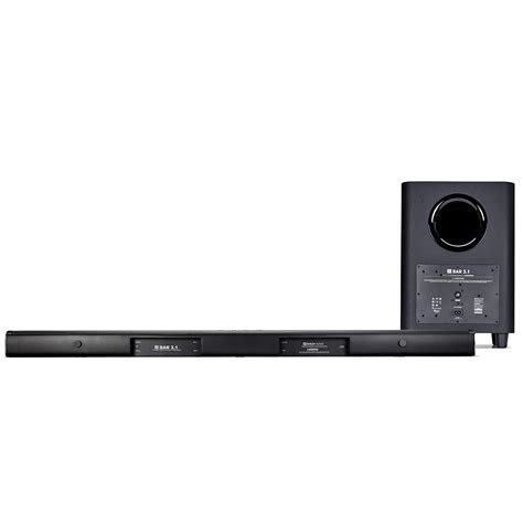 This soundbar is sleek and easy to set up, and it has a wireless subwoofer that can sit under your couch. JBL Bar 3.1 4K Soundbar with Wireless Subwoofer (450 Watts ...