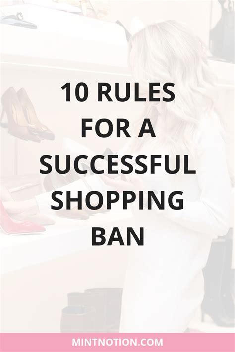 10 Rules For A Successful Shopping Ban Mint Notion
