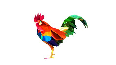 Animals Facets Digital Art Chickens Roosters Wallpapers Hd