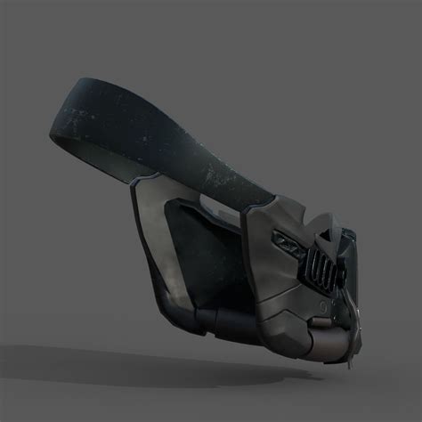 Противогаз шлем Scifi военный бой солдат броня Scifi киборг броня 3d