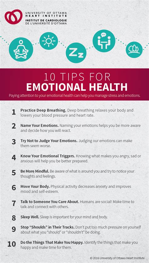 It doesn't bottle you're mind, it boggles your mind. 10 Tips for Emotional Health - University of Ottawa Heart Institute