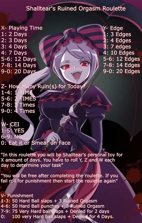 Shalltear S Ruined Orgasm Challenge Fap Roulette