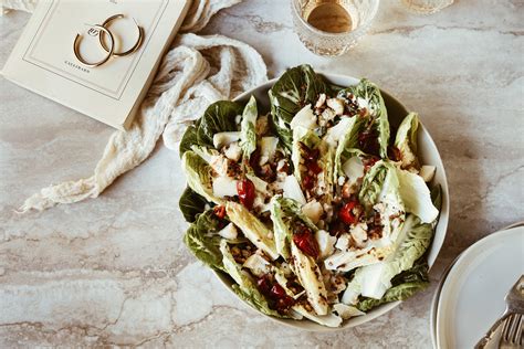 Little Gem Caesar Salad With Calabrian Chili Dressing Pretzel