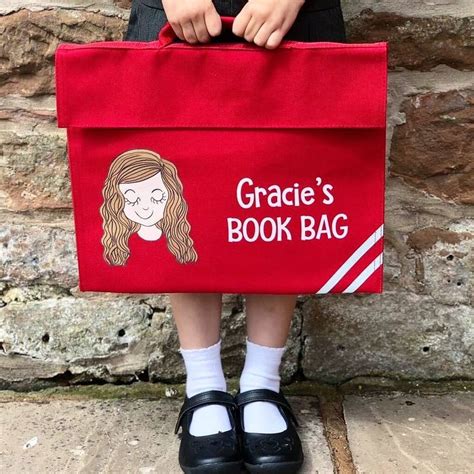 Personalised Create Your Own School Book Bag By Sydandco