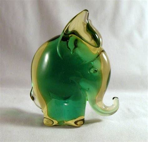 Murano Glass Elephant Made For Camer Glass 1960s Murano Glass