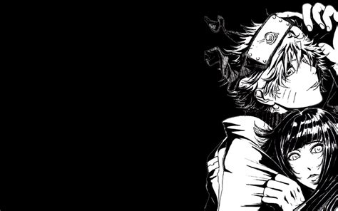 Anime black and white wallpaper naruto. Art black and white naruto shippuden hinata HD Wallpaper