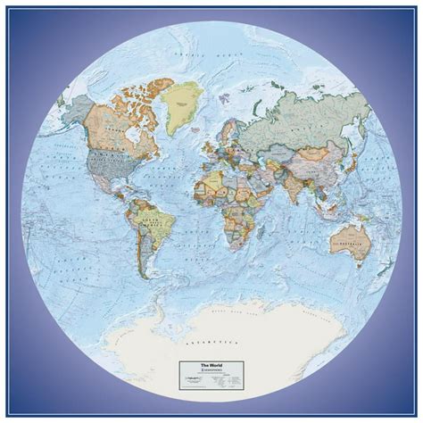 Hemispheres Contemporary World Wall Map Hemispheres Images And Photos