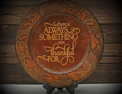 Fall Charger Plate There Is Always Something To Be Thankful For Autumn
