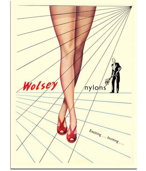 Retro Wolsey Stockings Advertisement Print By I Love Retro