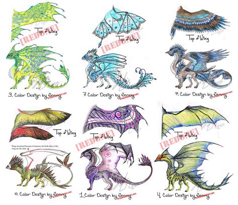 Dragon Color Designs 3910 By Bravebabysitter On Deviantart