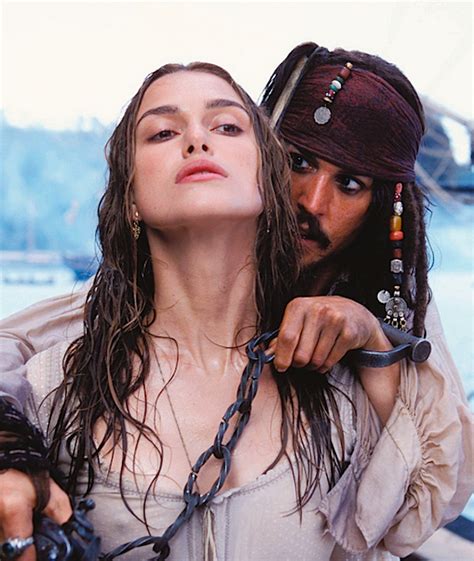 Pirates Of The Caribbean Captain Jack Sparrow And Elizabeth Swann Image 6015504 On