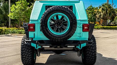 2020 Jeep Wrangler Unlimited Tiffany Blue Color Matched 4x4 Lifted
