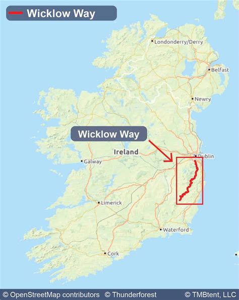 Wicklow Way Maps And Routes Tmbtent