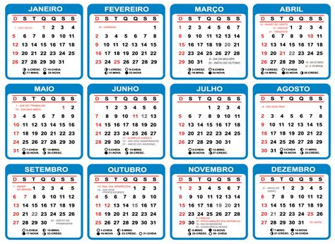 Calendário De 2022 Com Feriados E Fases Da Lua Fonte De Informação