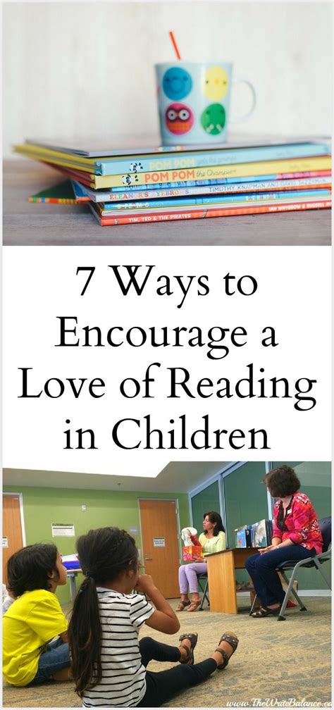 7 Ways To Encourage Children To Read More The Write Balance