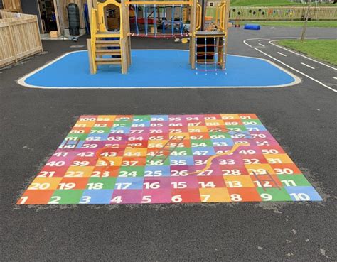 Hackbridge Primary School Playground Markings For Schools