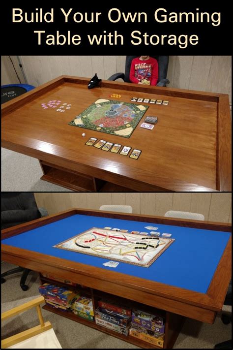 Build Your Own Cool Gaming Table With Plenty Of Storage Your