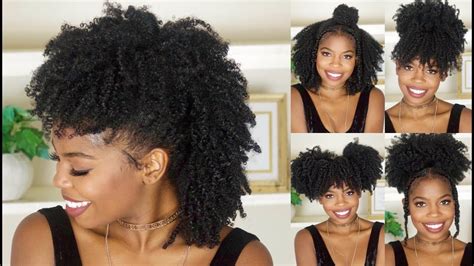 Love buns, braids or ponytails; 6 Easy Back To School Hairstyles For Natural Hair - YouTube