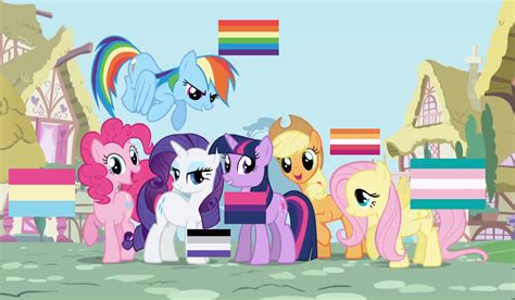 The Colors Of The Main Cast Of My Little Pony Match Up Fairly Well With