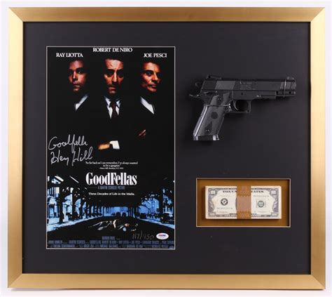 Henry Hill Signed Le Goodfellas 23x26 Custom Framed Photo Display