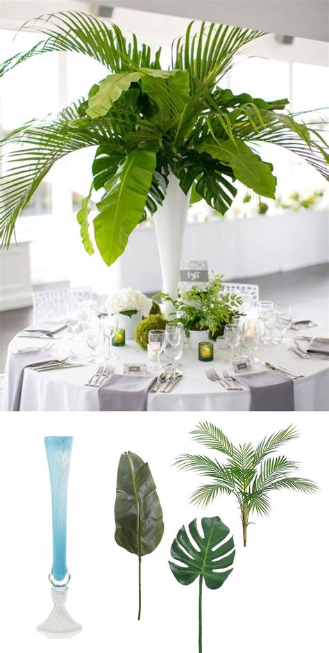 Modern Tropical Centerpiece Recreate This Elegant Look For
