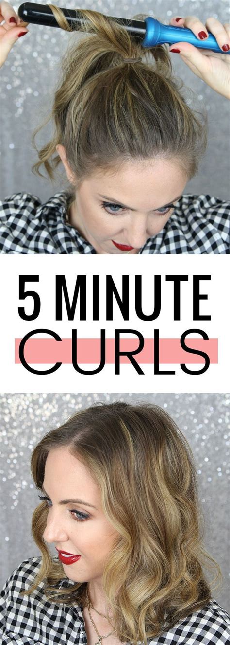 Hair Hack How To Curl Hair In 5 Minutes Or Less How To Curl Your