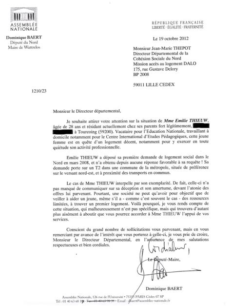 Lettre De Demande De Logement Social Modele De Facture Simple Modele