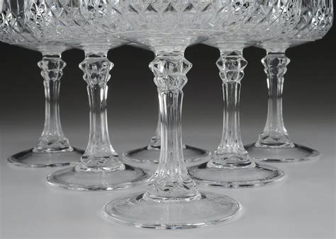Cristal Darques Longchamp Lead Crystal Champagnesherbet Glasses Ebth