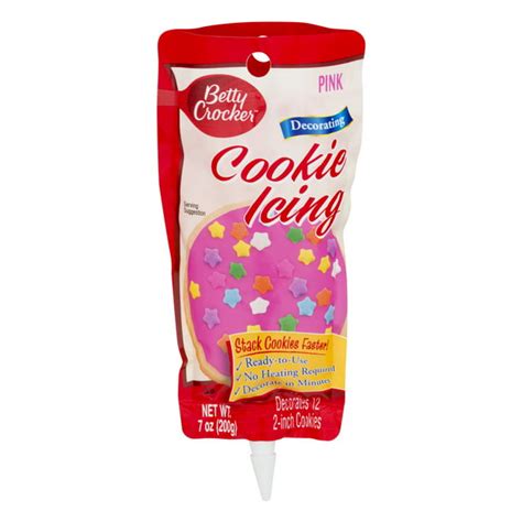 Betty Crocker Pink Decorating Cookie Icing 7 Ounce
