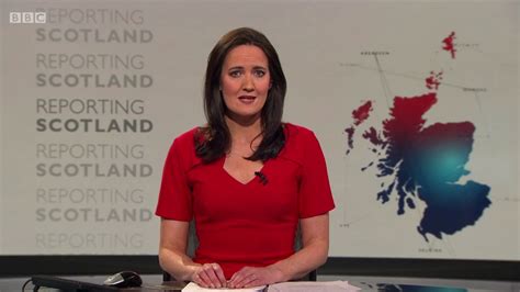 Laura MacIver BBC One Scotland HD Reporting Scotland March 26th 2019