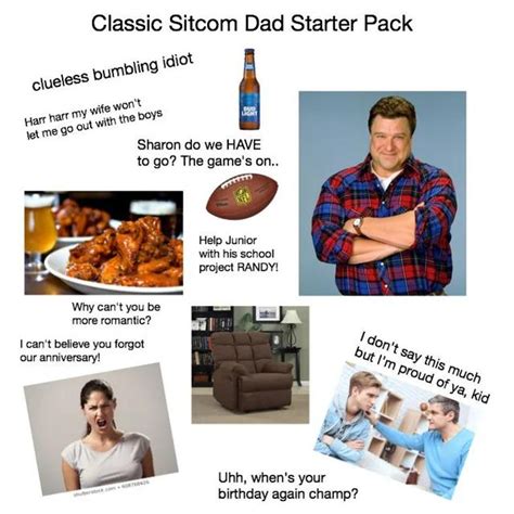 Classic Sitcom Dad Starter Pack Rstarterpacks Starter Packs