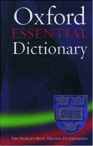 Oxford Essential Dictionary 2003 Edition Open Library