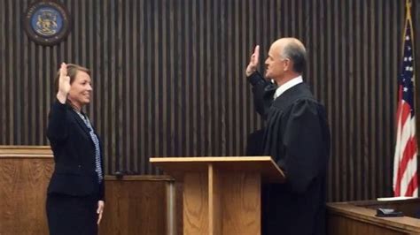 Valerie K Snyder Sworn In As First Female Judge In Emmet Charlevoix