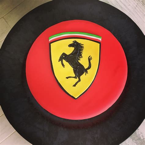 Ideal for any ferrari fan on their birthday. Ferrari cake by Evil | Design creation, Creations, Gâteau design