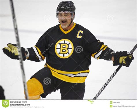 Boston Bruins Alumni Hockey Game Ray Bourque Editorial Photography