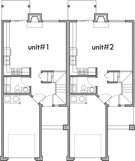 Two Story Duplex House Plans 2 Bedroom Duplex House Plans D 325