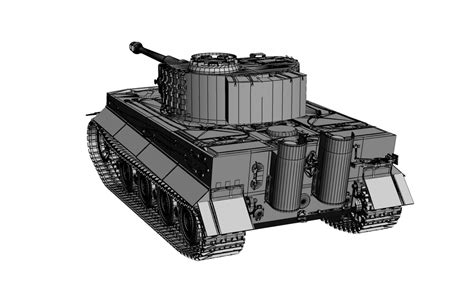 Tiger 1 Tank 3d Model In Tank 3dexport