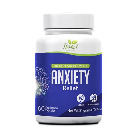 Natural Care Anti Anxiety And Stress Relief Natural Pills BH Herbal