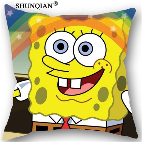 Best Spongebob Pillowcase Wedding Decorative Pillow Cover Custom T