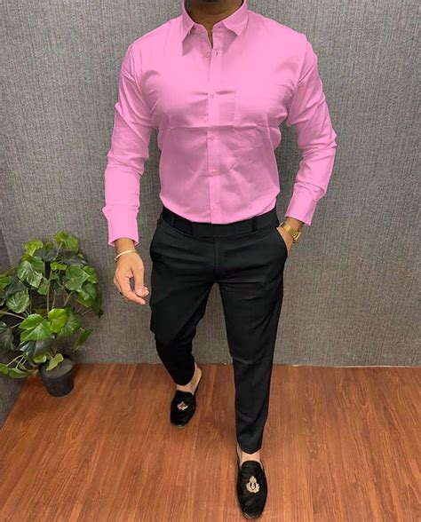 stylish formal pant shirt combo for men evilato