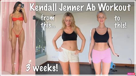 Results I Did Kendall Jenner S Ab Workout Everyday For Weeks Youtube
