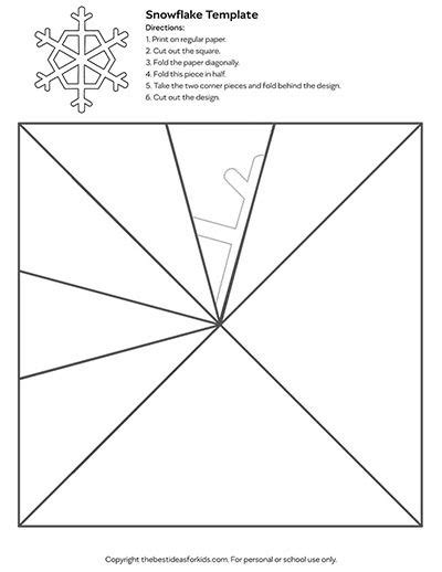 Snowflake Templates Free Printables The Best Ideas For Kids