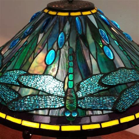 Stained Glass Lamp Etsy