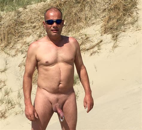 Nudist Man With Pierced Cock